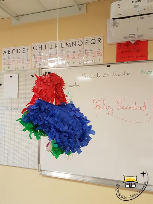 Une piñata mexicaine pour célébrer Noël ! (CE2-CM1)